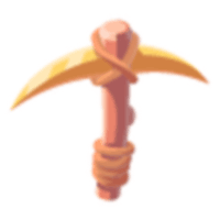 Copper Pickaxe Sticker - Common from Fossil Sticker Pack